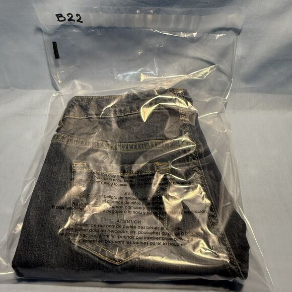 Cat & Jack Girls Stretch Ankle Straight High Rise Adjustable Waist Jeans Size 12 - Picture 15 of 15